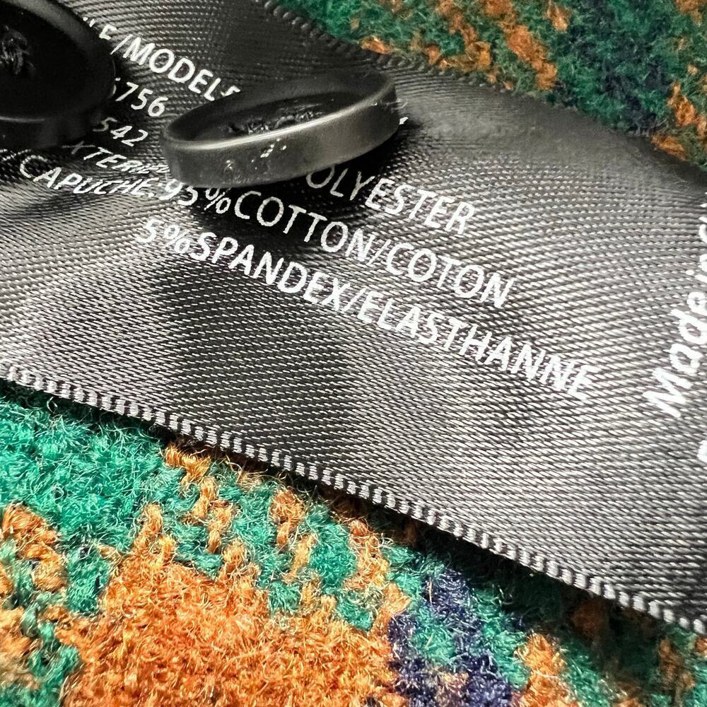 New Men’s BLANKNYC Plaid Button Front Hooded Shacket Size L - Picture 9 of 11
